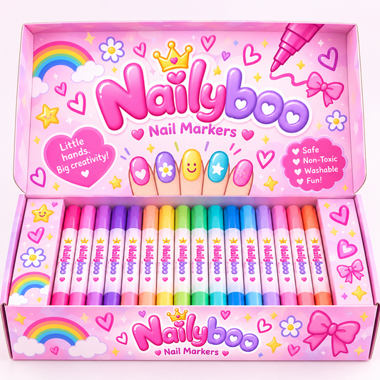 Nailyboo™ Nail Markers – Color Set